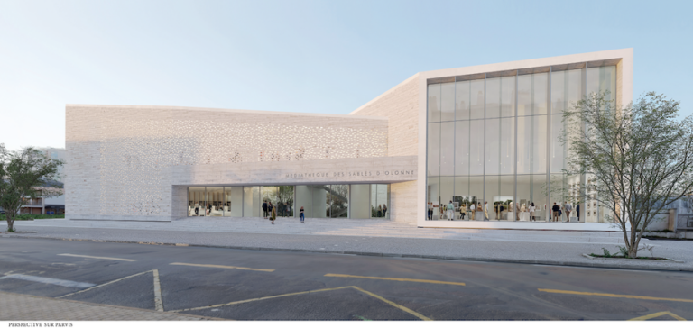Sables d&rsquo;Olonne – Les images de la future médiathèque dévoilées